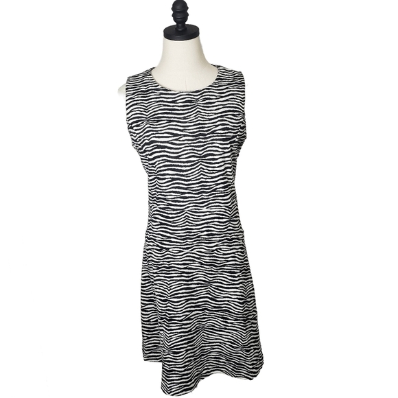 Michael kors Zebra fit to flair Dress Size 14 - Picture 1 of 4